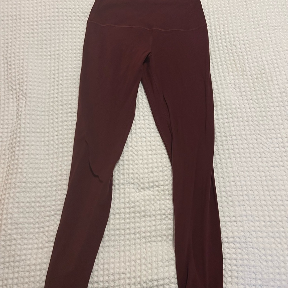 Lululemon Align Burgundy Leggings